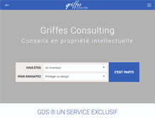 Tablet Screenshot of griffes.ch